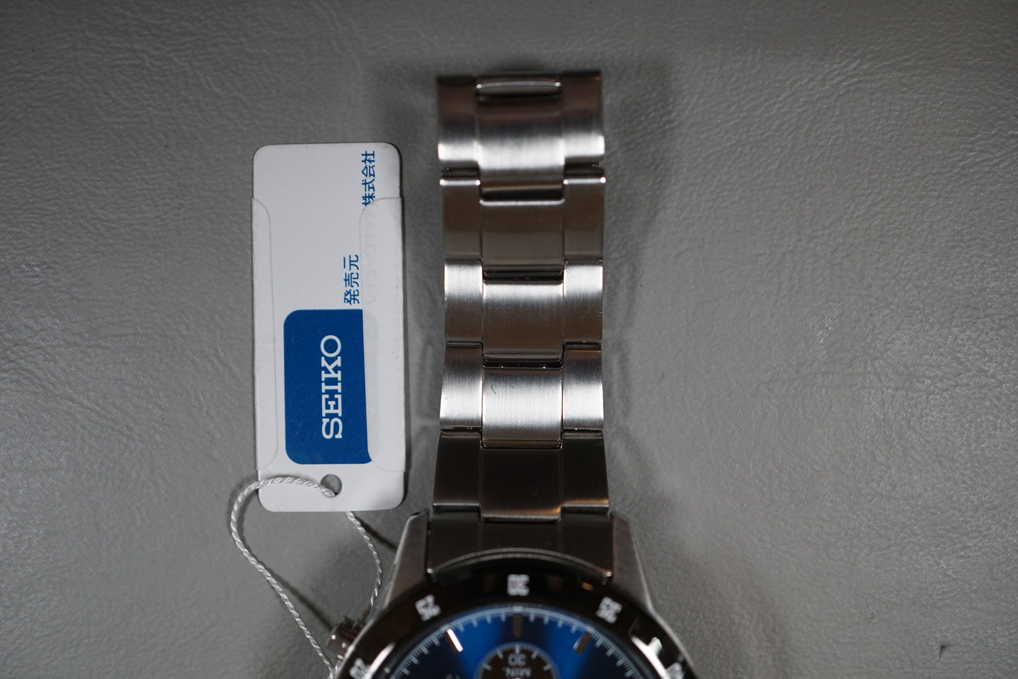 Seiko Criteria SSC333P1 V175 Blue Dial Chronograph Solar Quartz Watch
