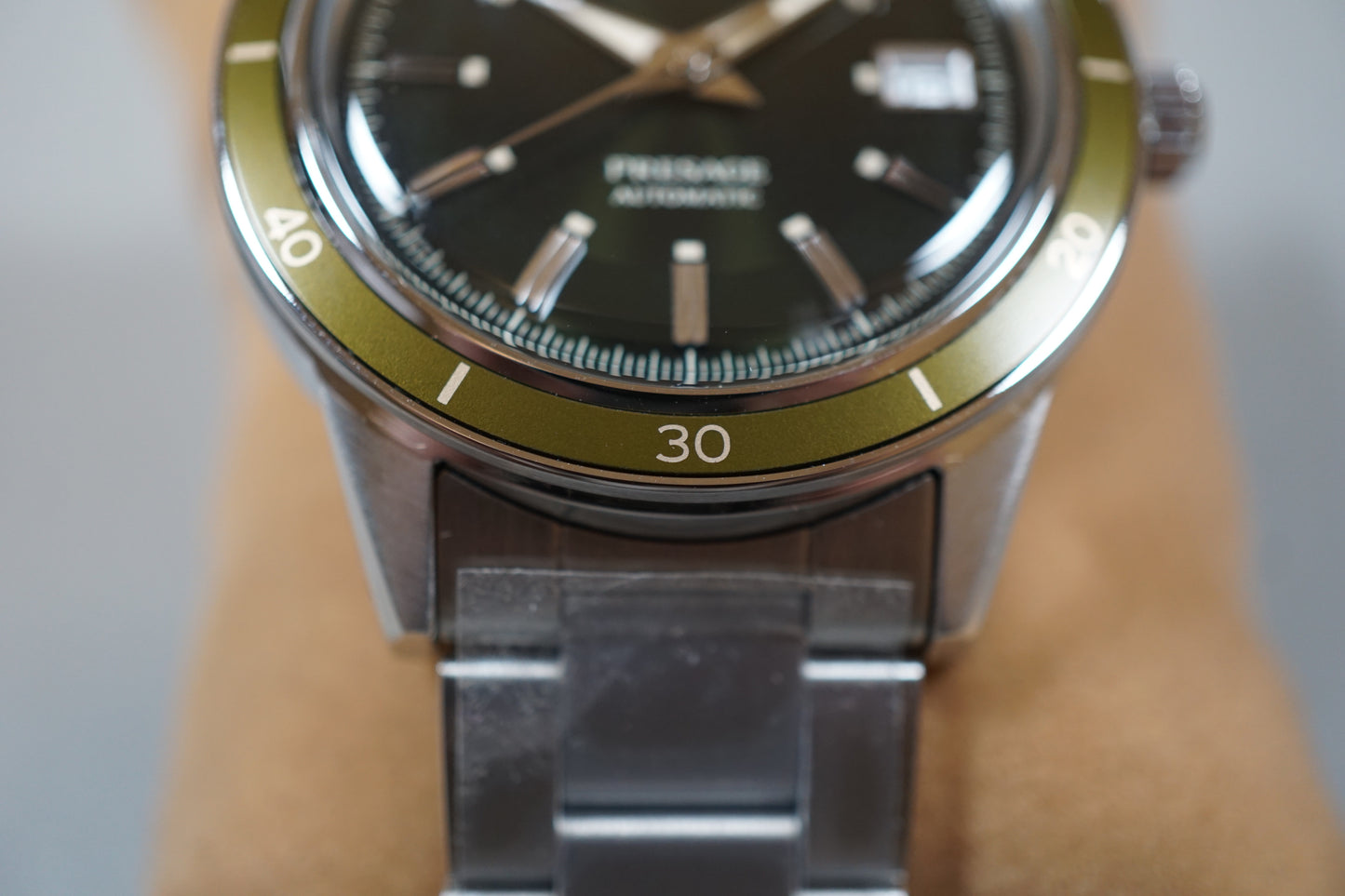 New Seiko Presage SARY195 4R35 Green Dial Vintage Style Automatic Watch