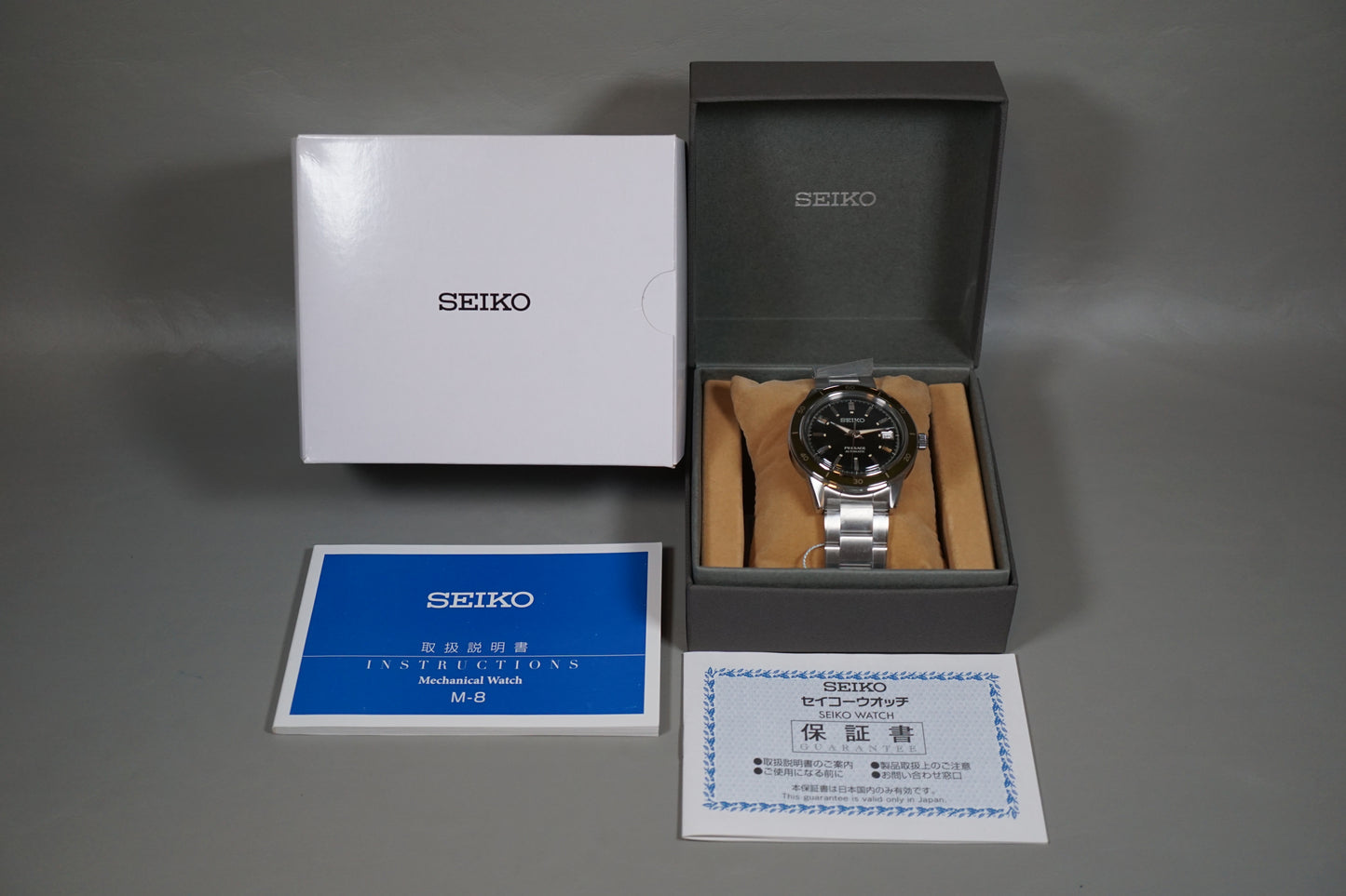 New Seiko Presage SARY195 4R35 Green Dial Vintage Style Automatic Watch