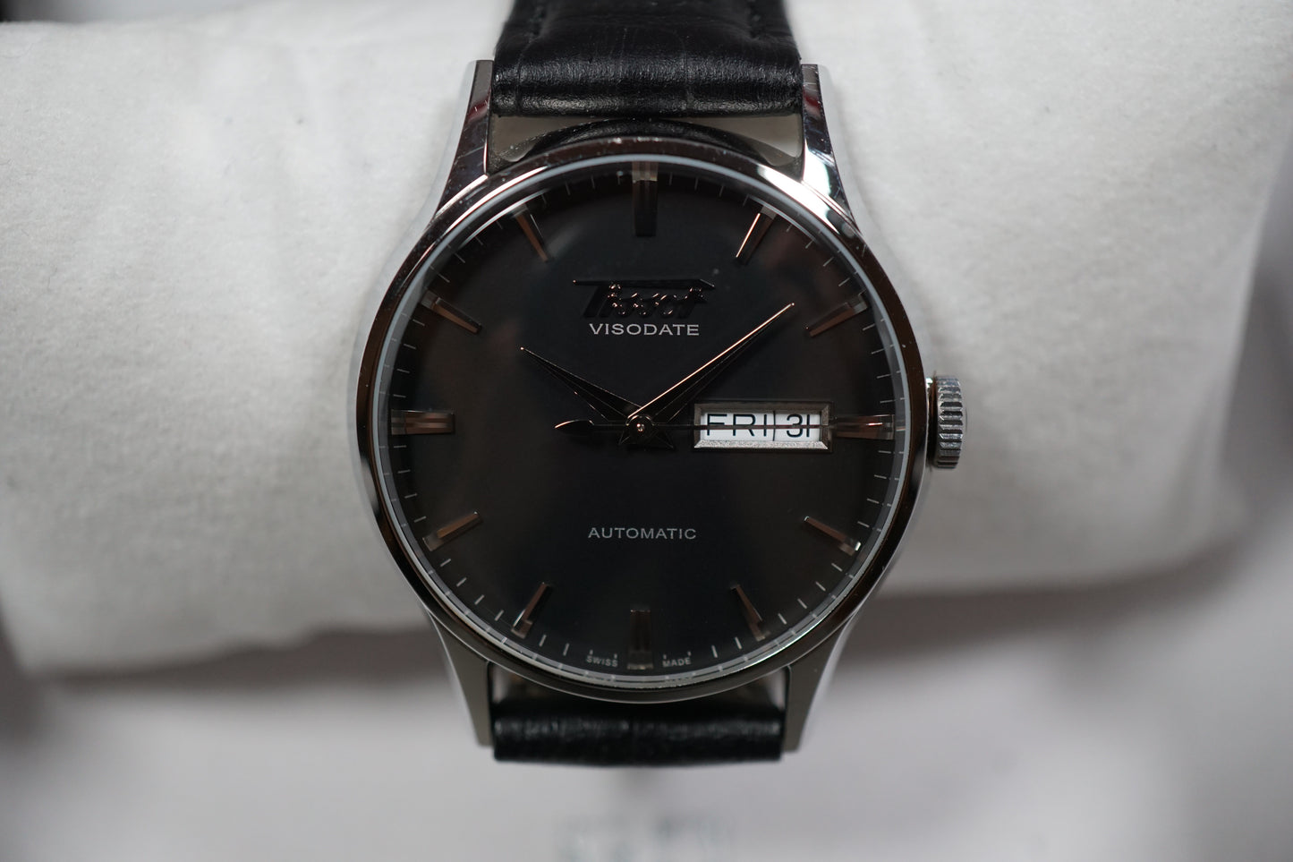 Tissot Heritage T019430B Black Dial Visodate Automatic Watch