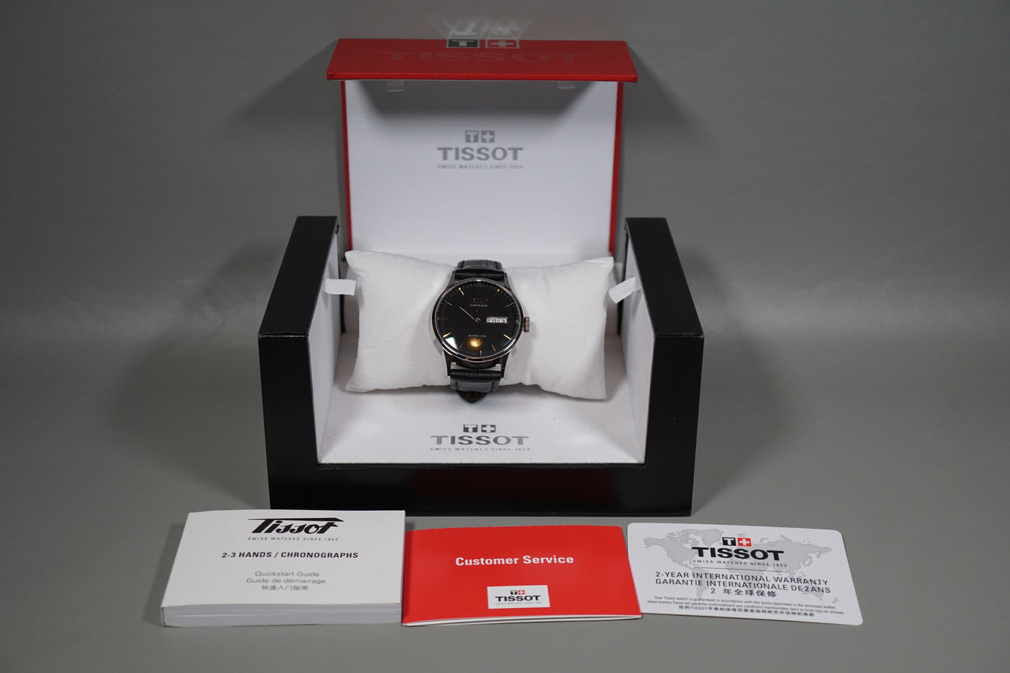 Tissot Heritage T019430B Black Dial Visodate Automatic Watch