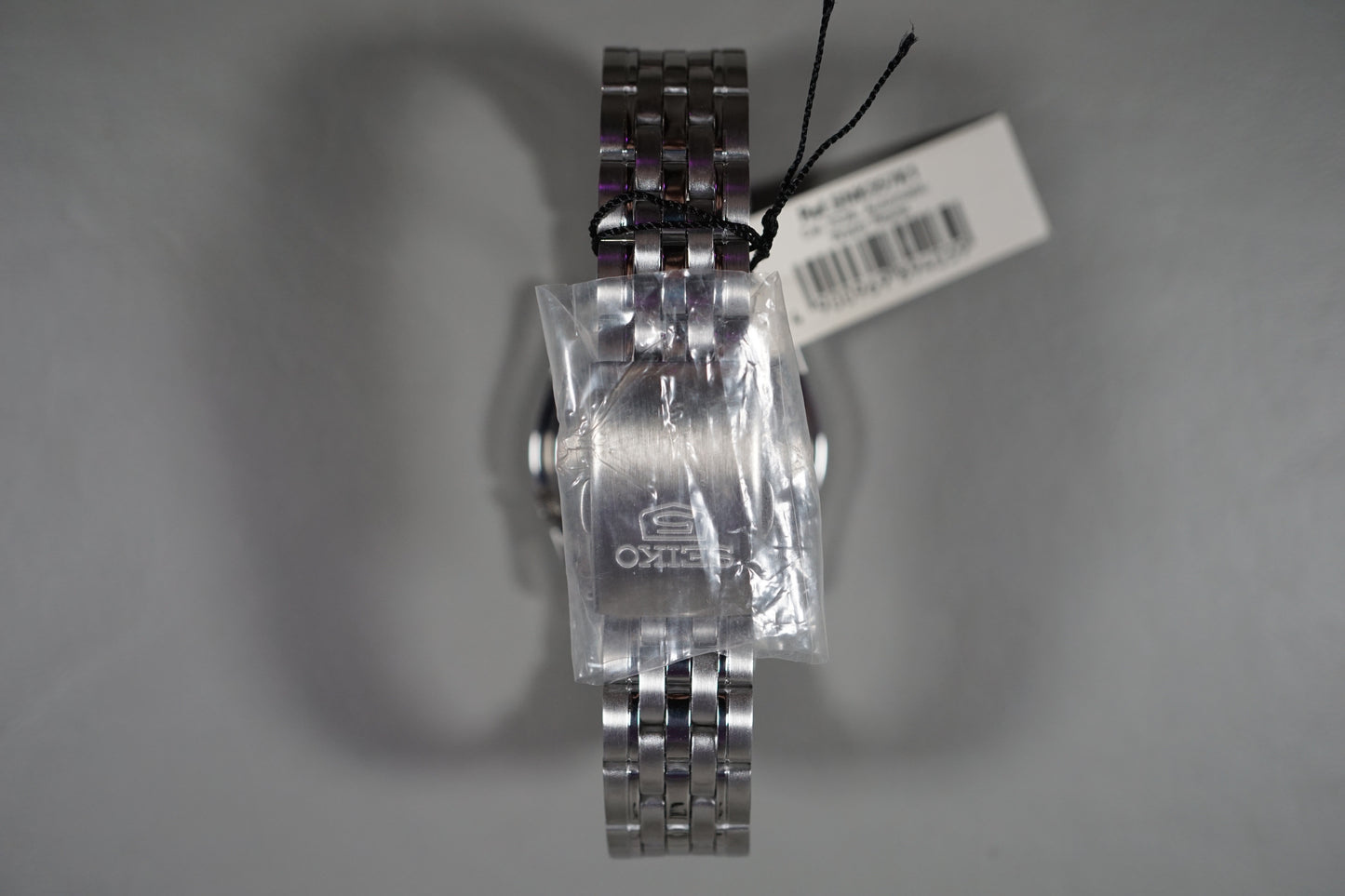 New Unworn Seiko 5 SNK357K1 7S26 Black "5 Motif" Dial Automatic Watch
