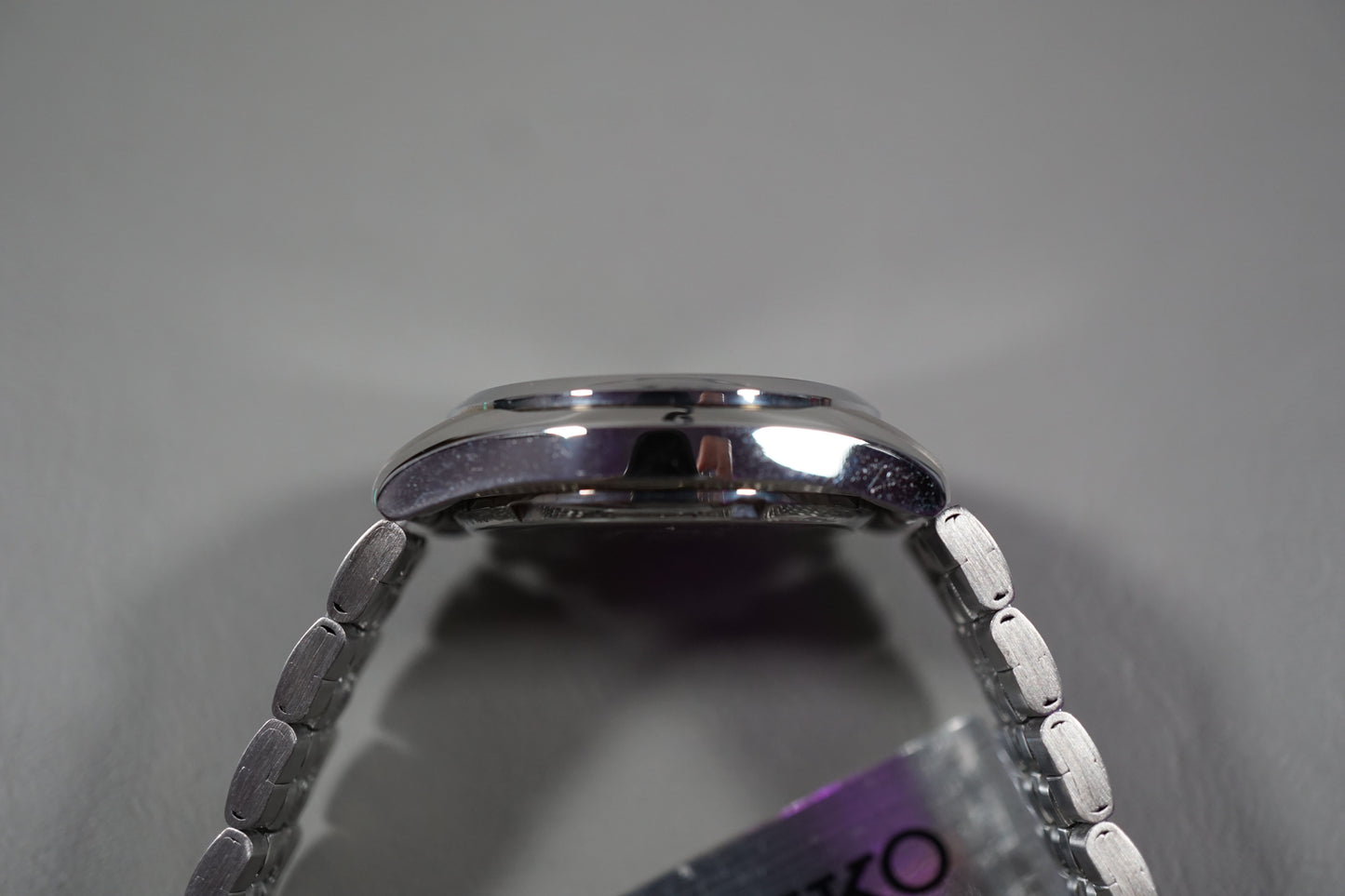 New Unworn Seiko 5 SNK357K1 7S26 Black "5 Motif" Dial Automatic Watch