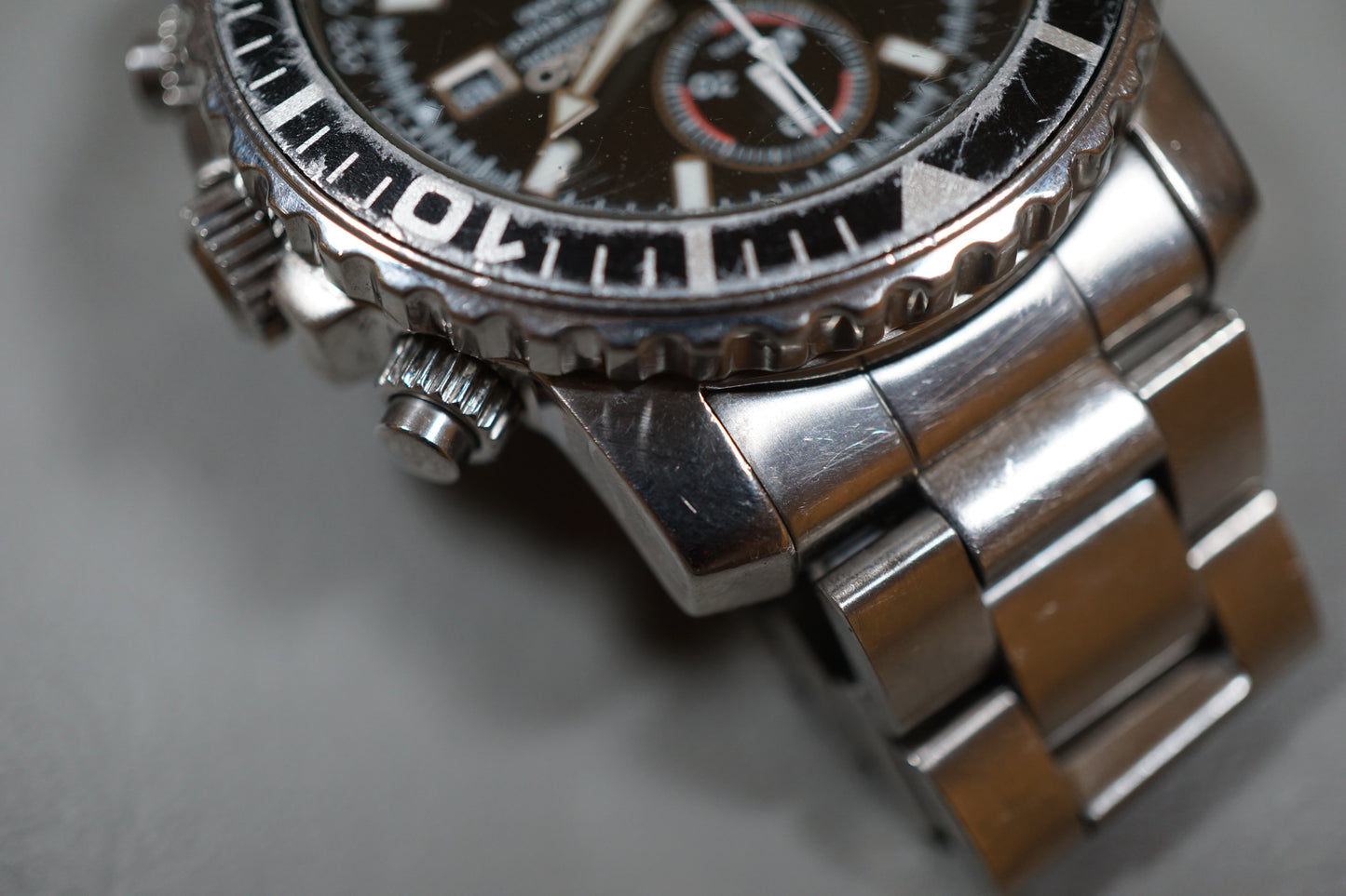 Seiko SNA225 7T62 Black Dial Quartz Chronograph Watch