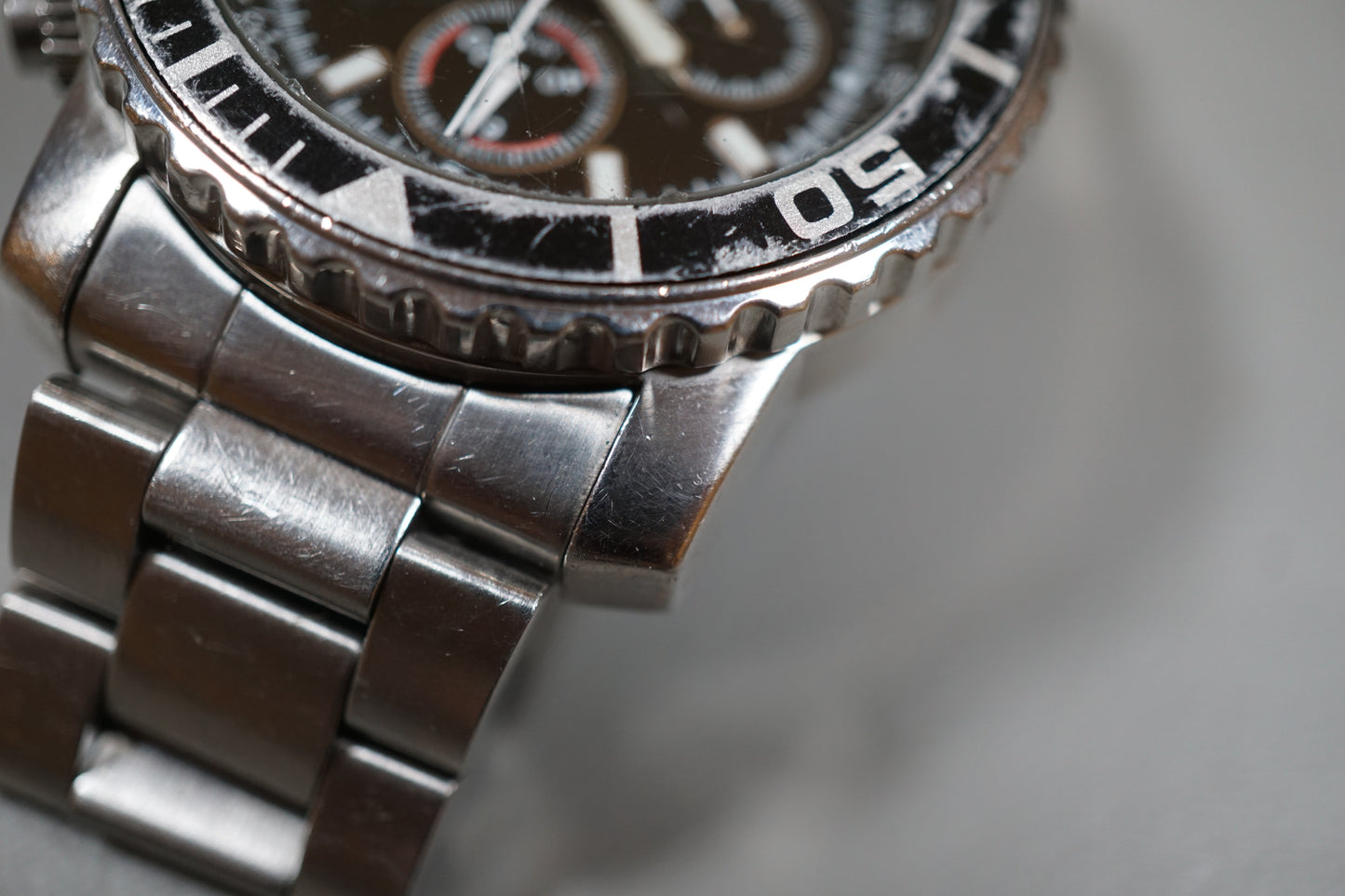 Seiko SNA225 7T62 Black Dial Quartz Chronograph Watch