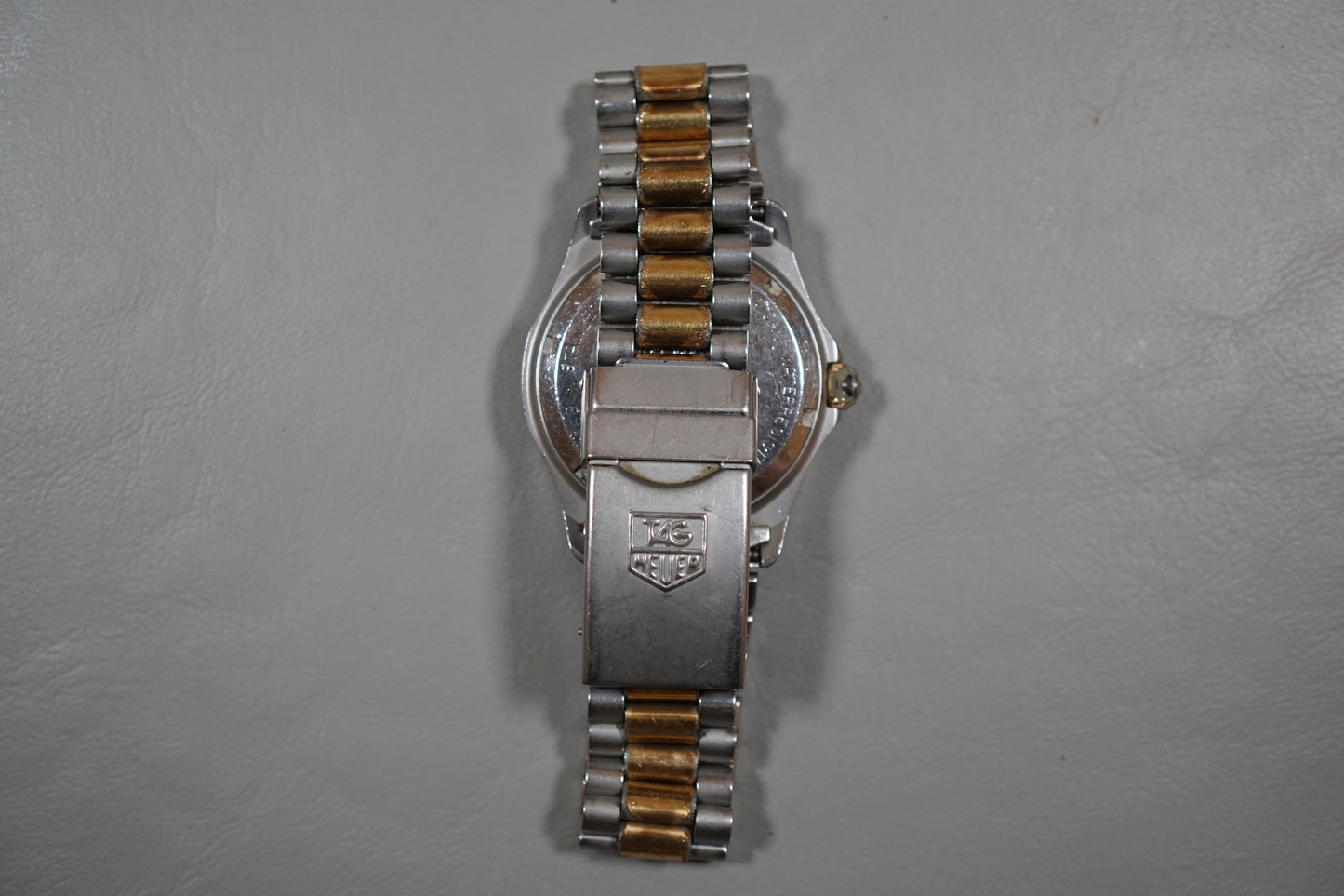 Tag Heuer 2000 Professional 974.013B-1 Gold Dial Two Tone 200M Quartz Watch