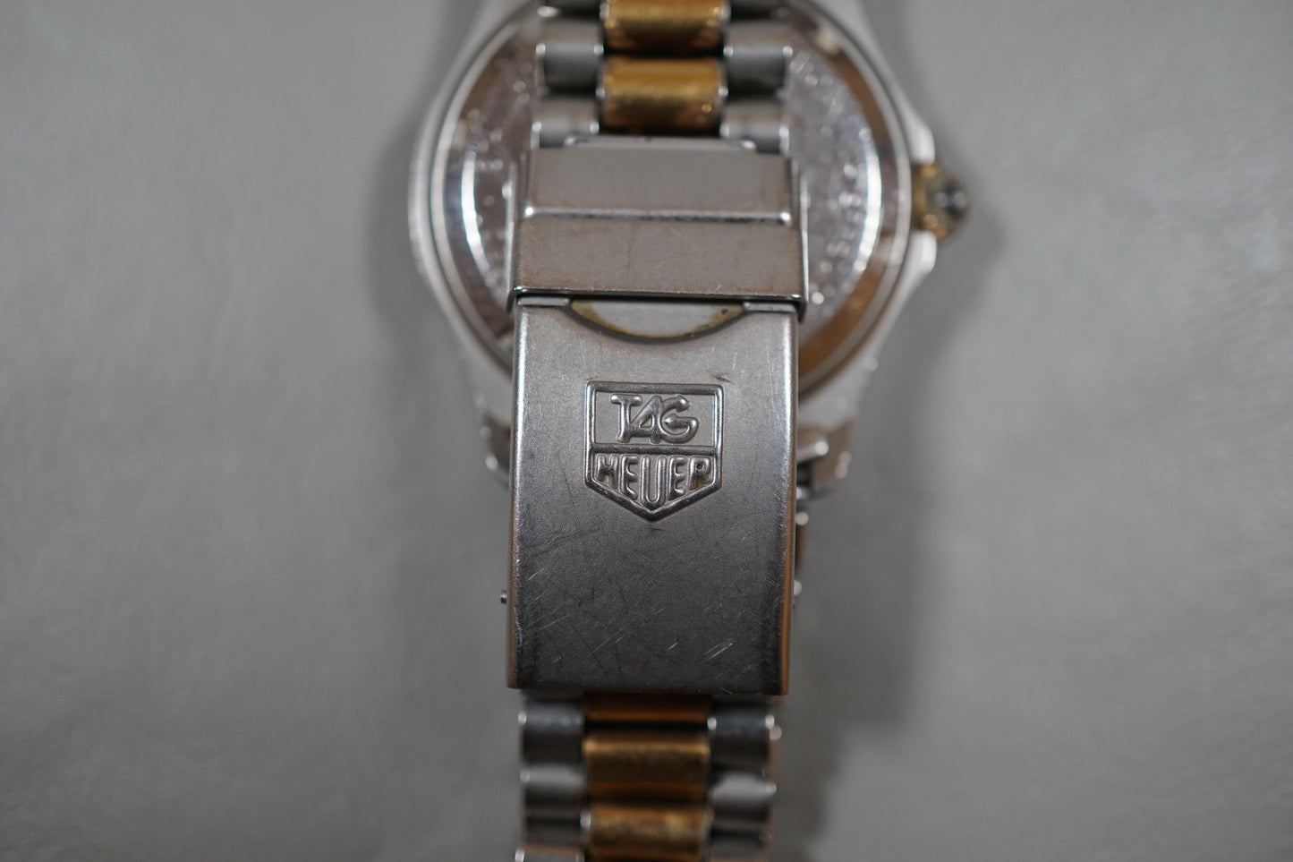 Tag Heuer 2000 Professional 974.013B-1 Gold Dial Two Tone 200M Quartz Watch