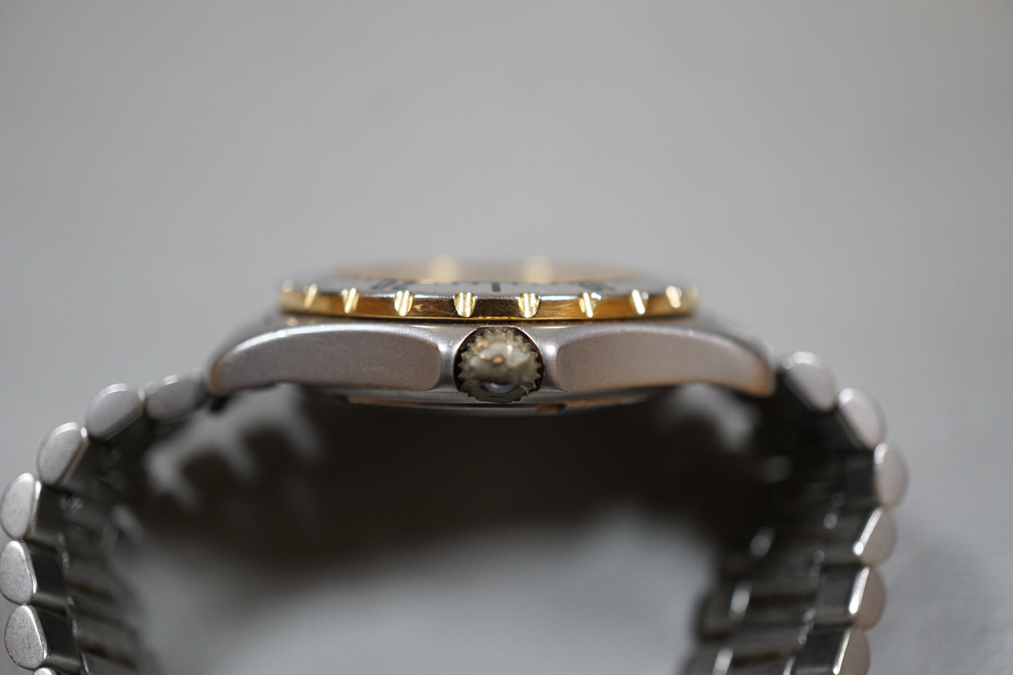 Tag Heuer 2000 Professional 974.013B-1 Gold Dial Two Tone 200M Quartz Watch