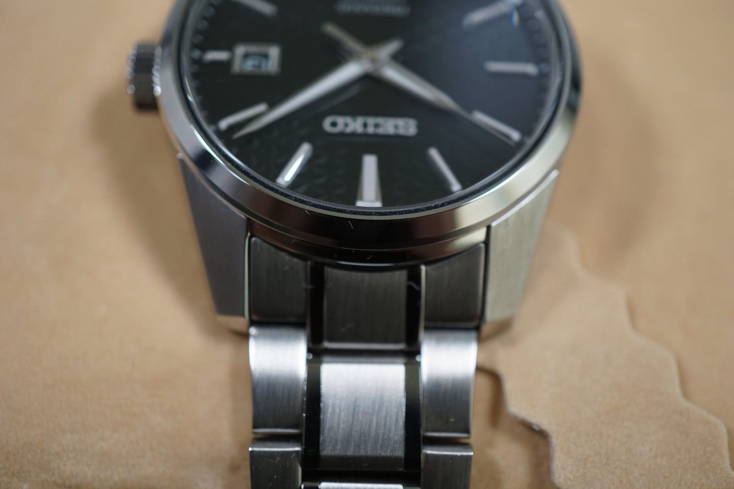 Seiko Presage SARX083 6R35 Sharp Edged Black Dial Automatic Watch