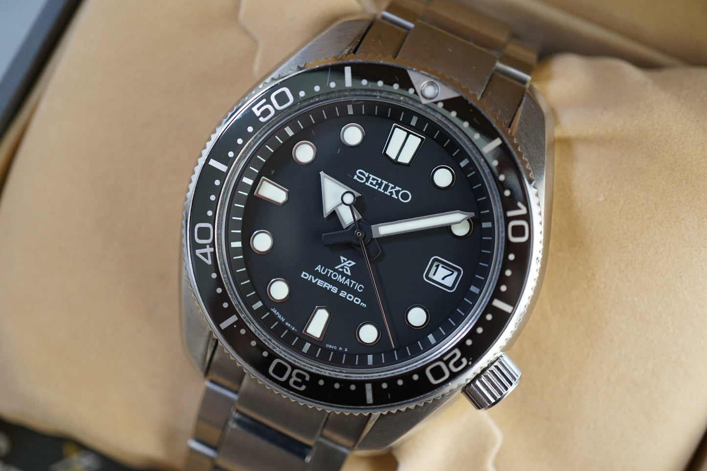 Seiko Prospex SBDC061 6R15 Divers MM200 Black Dial Automatic Watch