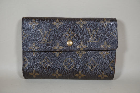 Louis Vuitton Monogram Porte Tresor Etui Papiers M61202 Wallet