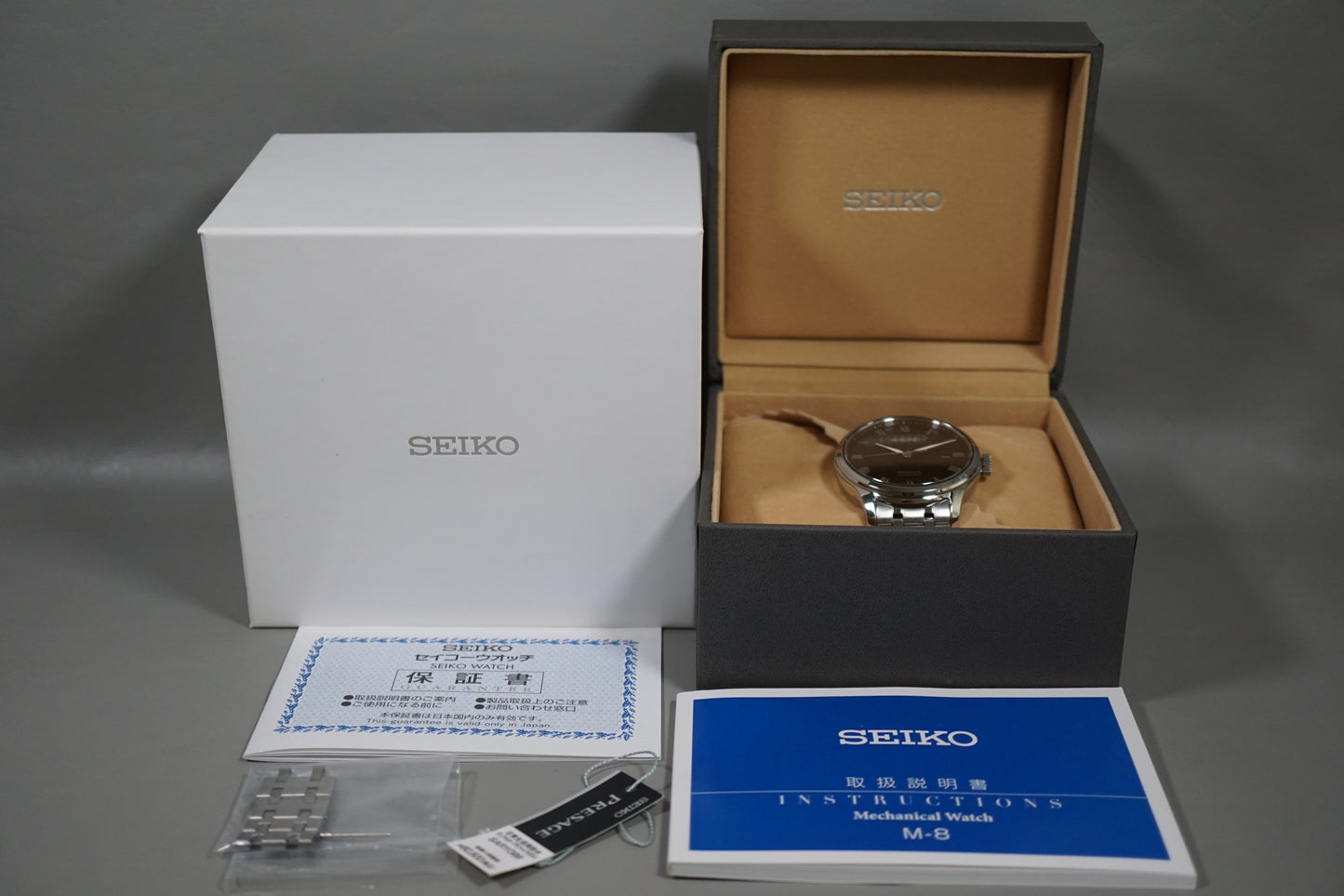 Seiko Presage SARY099 4R35 Black Dial Japanese Garden JDM Automatic Watch