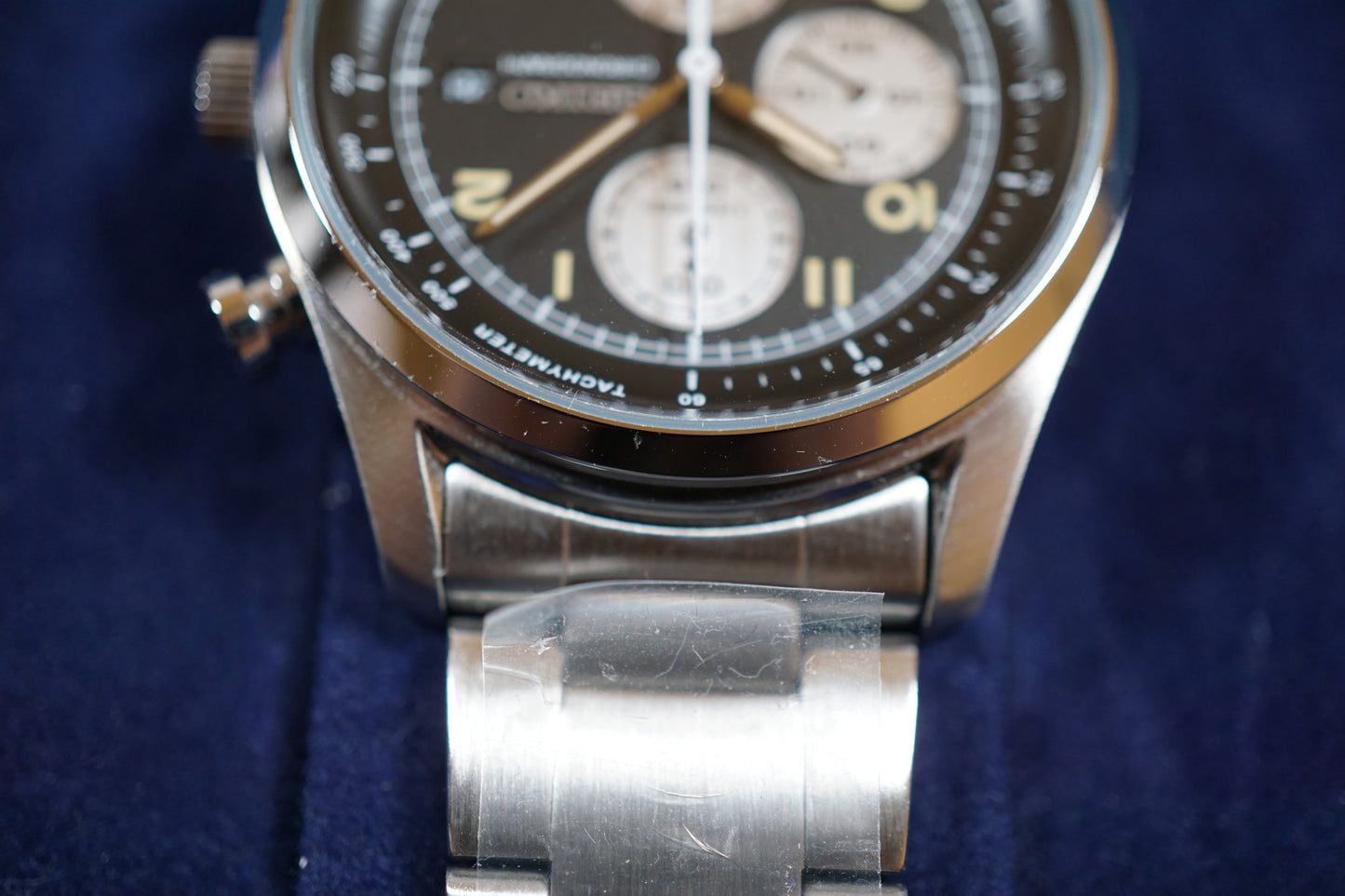 New Seiko SZER102 7T92 Limited Nano Universe Panda Quartz Chronograph Watch