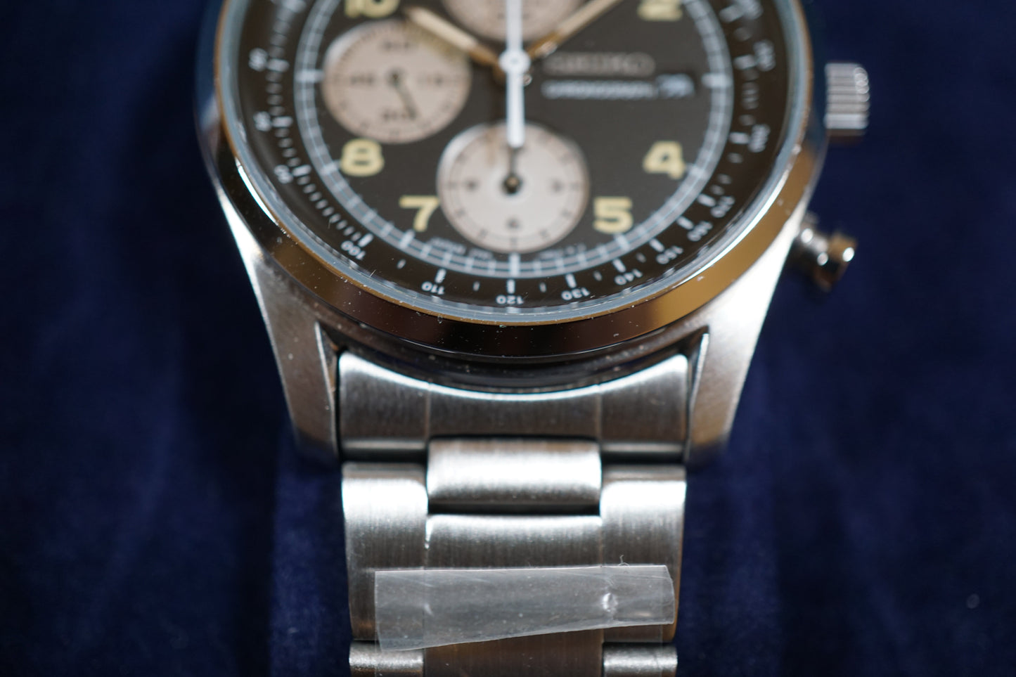 New Seiko SZER102 7T92 Limited Nano Universe Panda Quartz Chronograph Watch