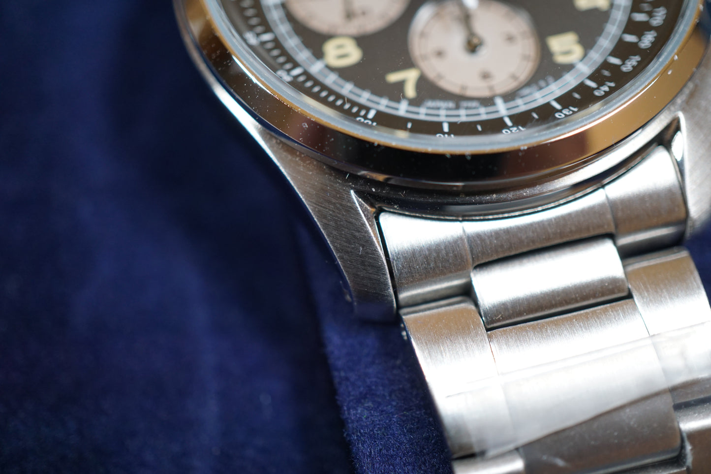 New Seiko SZER102 7T92 Limited Nano Universe Panda Quartz Chronograph Watch