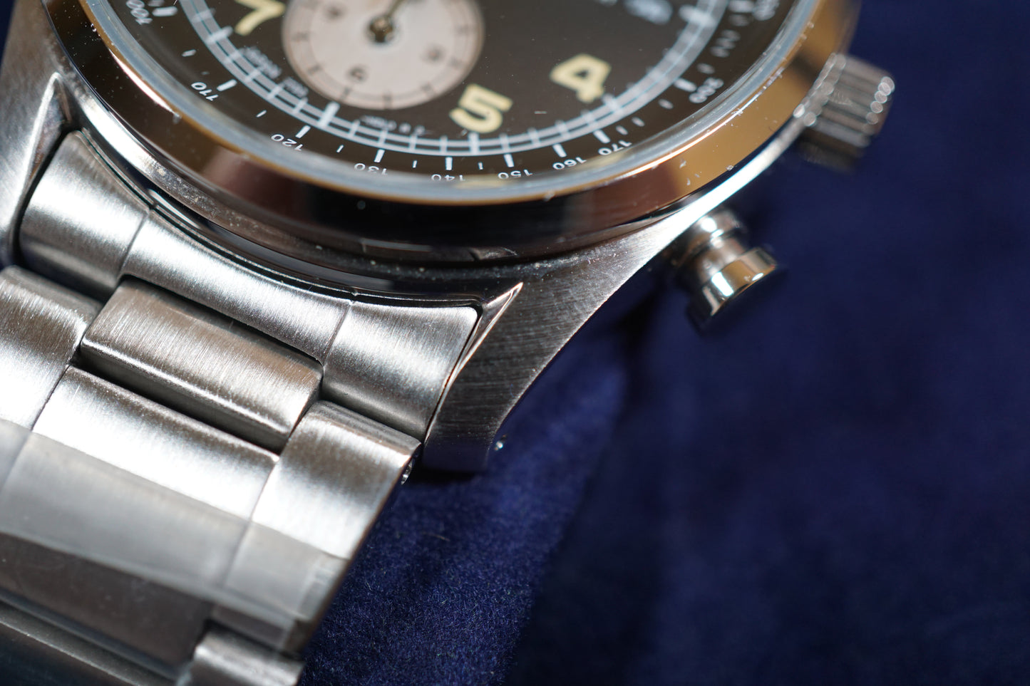 New Seiko SZER102 7T92 Limited Nano Universe Panda Quartz Chronograph Watch