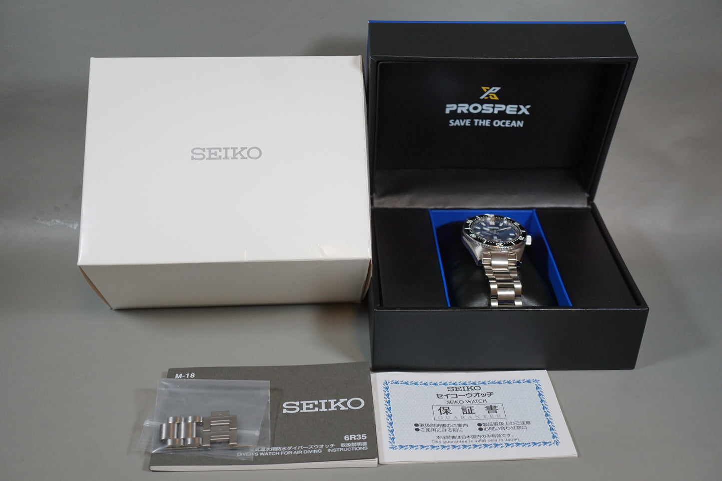 Seiko Prospex SBDC165 6R35 Save The Ocean Blue Dial 62Mas Automatic Watch