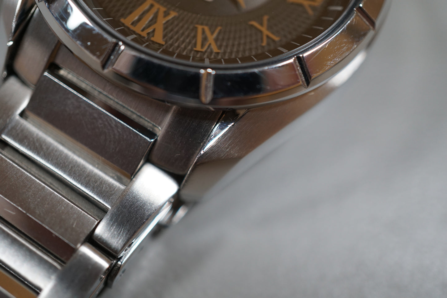 Seiko Presage SRP109 4R35 Roman Numeral Black Textured Dial Automatic Watch