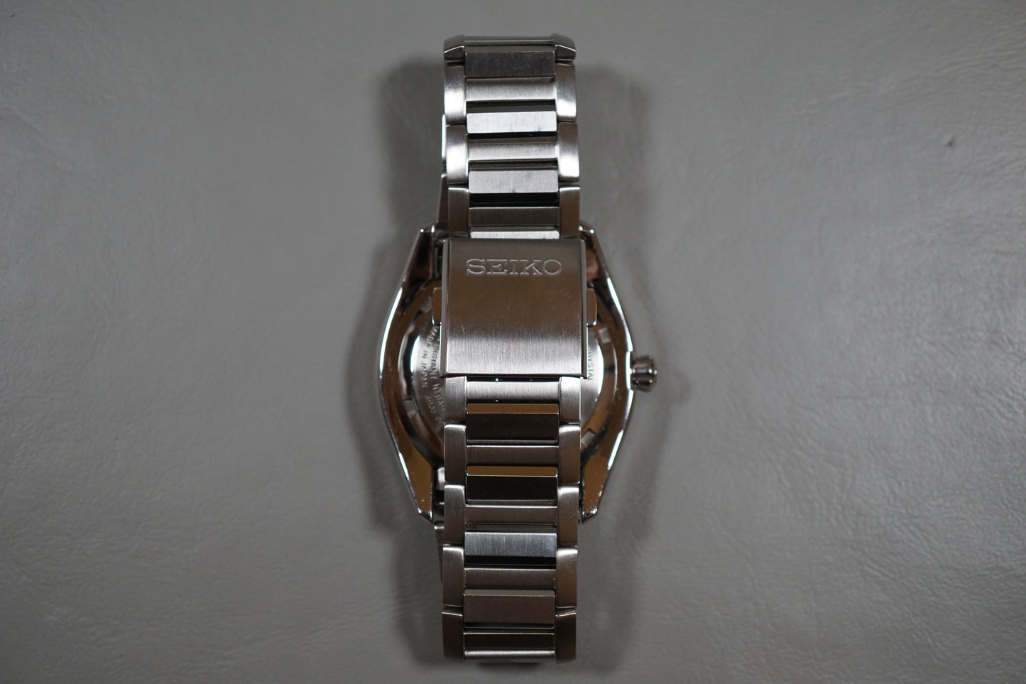Seiko Presage SRP109 4R35 Roman Numeral Black Textured Dial Automatic Watch