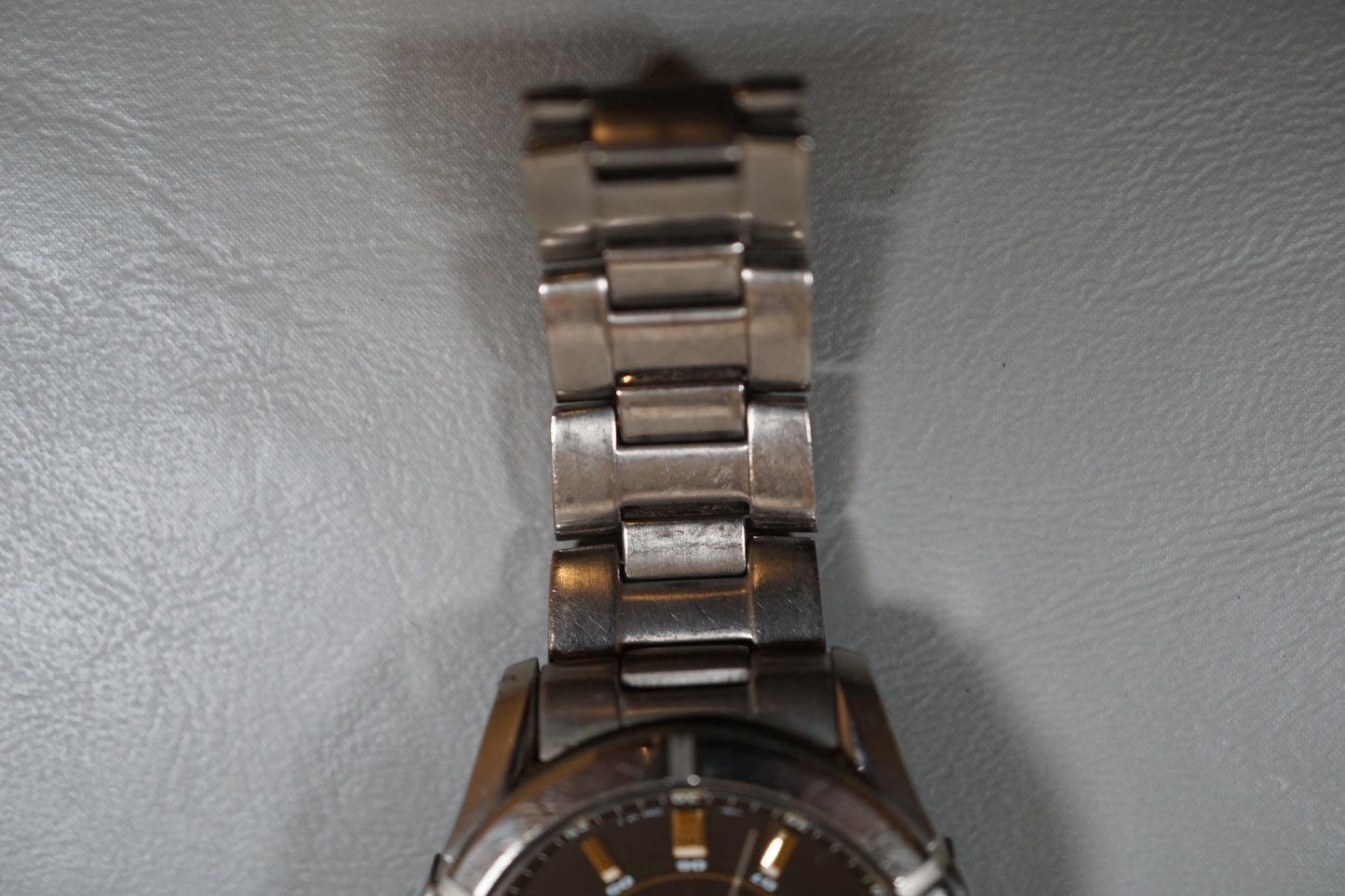 Seiko V145-0AX0 JDM Titanium Case Bracelet Solar Quartz Watch