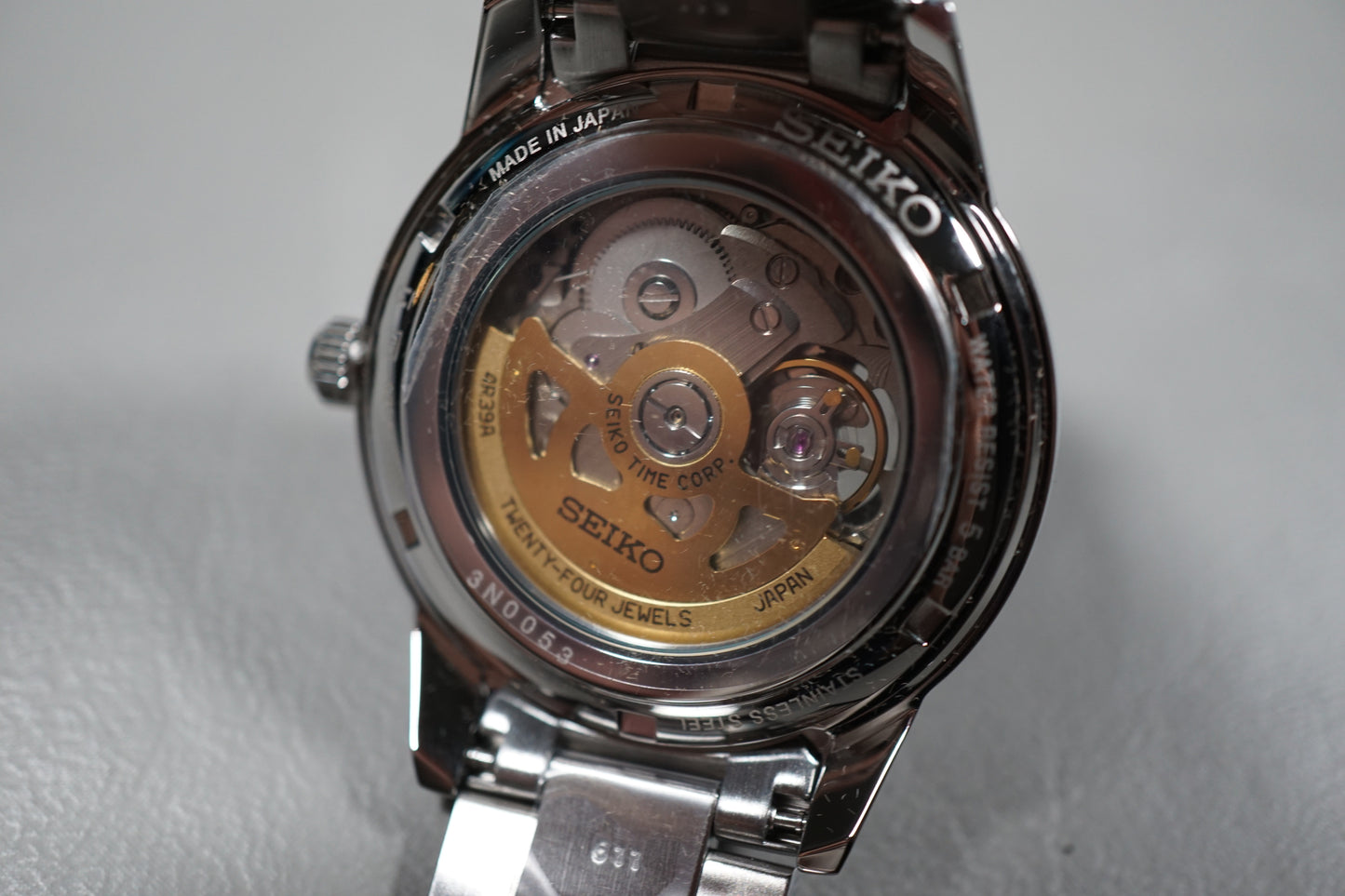 Seiko Presage SARY191 4R39 Black Dial Open Heart Automatic Watch