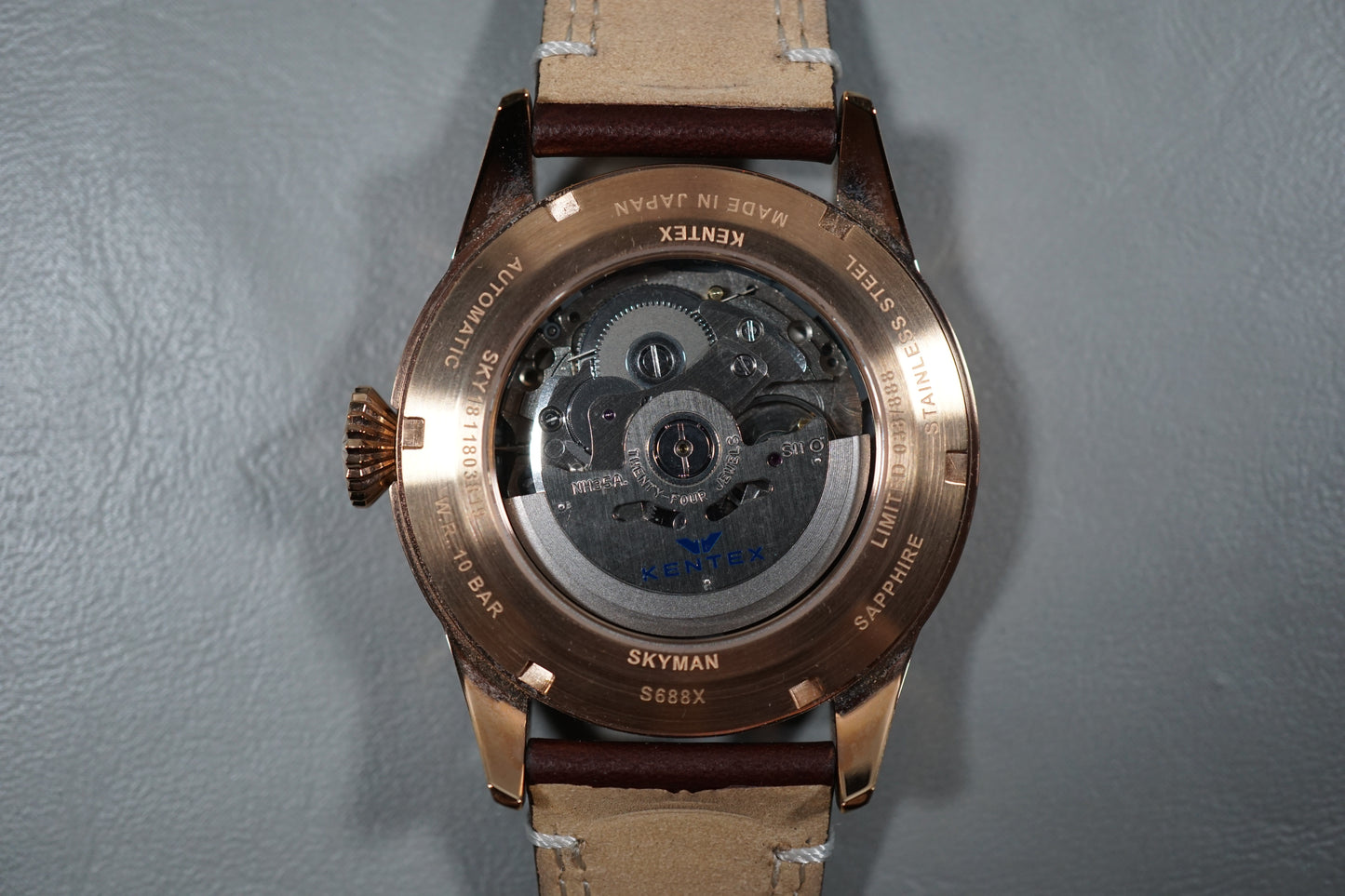 Kentex S688X-18 NH35 Skyman Pilot Alpha Japan Automatic Watch
