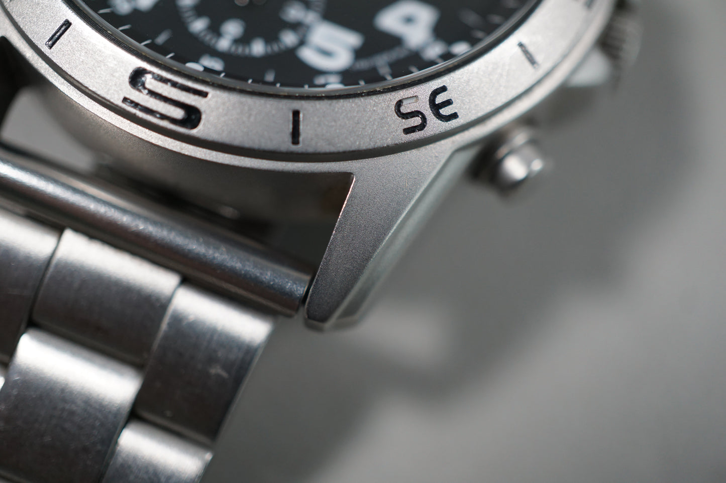 Seiko SND375 7T92 Black Dial Field Style Chronograph Quartz Watch