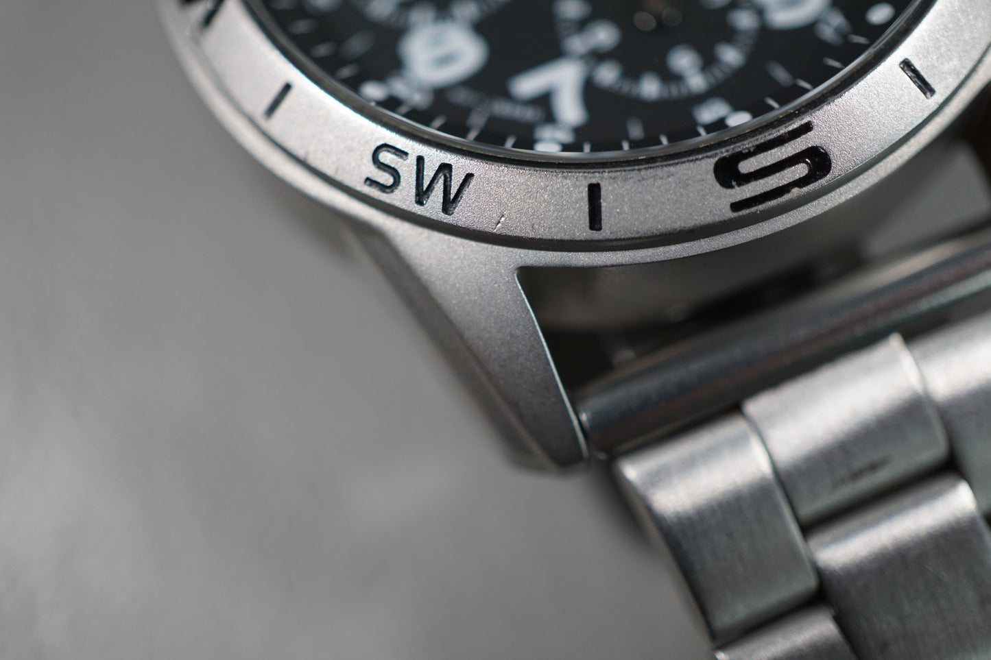 Seiko SND375 7T92 Black Dial Field Style Chronograph Quartz Watch