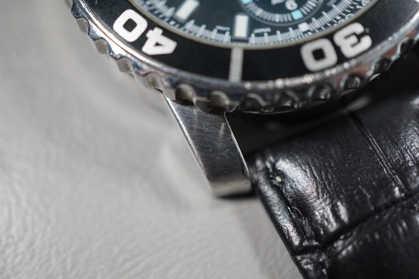 Seiko SNA225 7T62 Black Dial Quartz Chronograph Watch