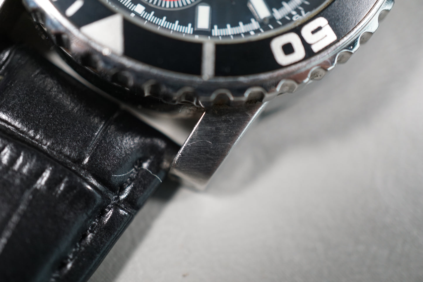Seiko SNA225 7T62 Black Dial Quartz Chronograph Watch