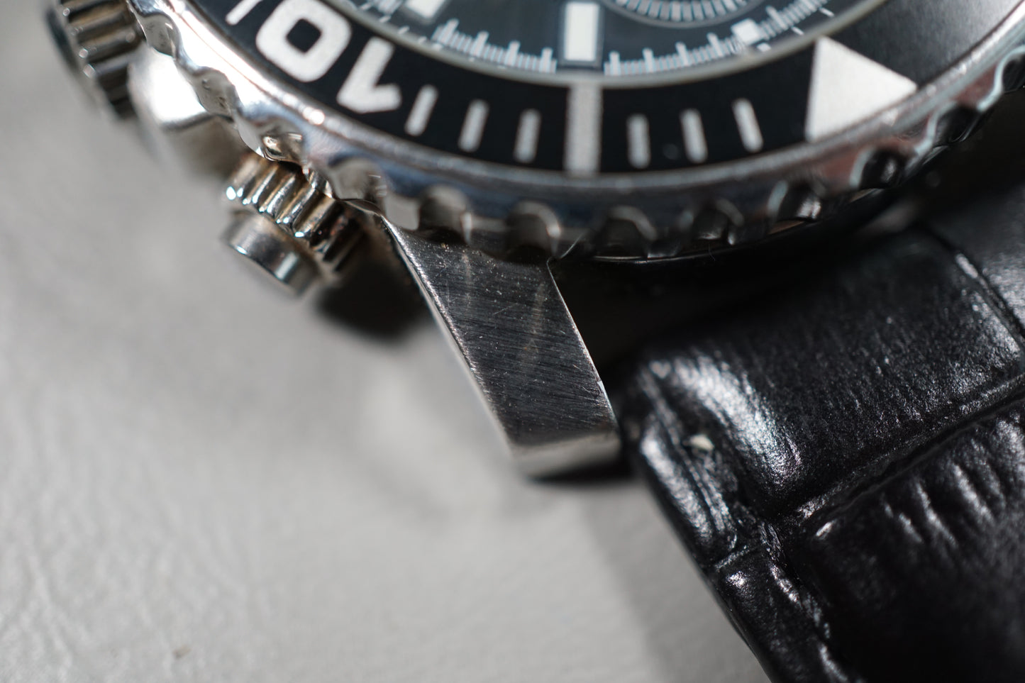 Seiko SNA225 7T62 Black Dial Quartz Chronograph Watch
