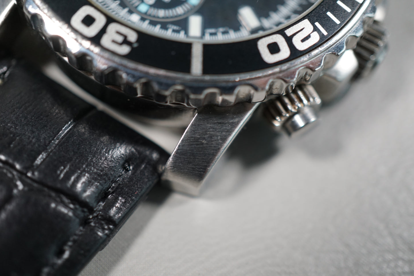 Seiko SNA225 7T62 Black Dial Quartz Chronograph Watch