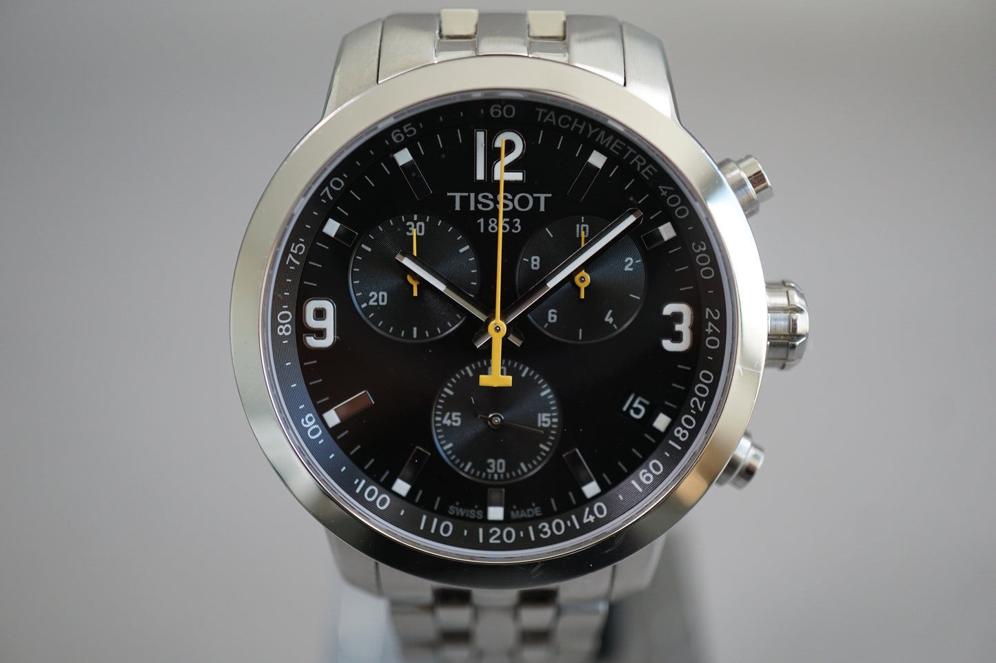 Tissot 1853 T055417A PRC 200 Dark Grey Dial Chronograph Quartz Watch