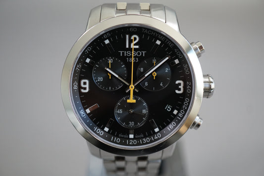 Tissot 1853 T055417A PRC 200 Dark Grey Dial Chronograph Quartz Watch