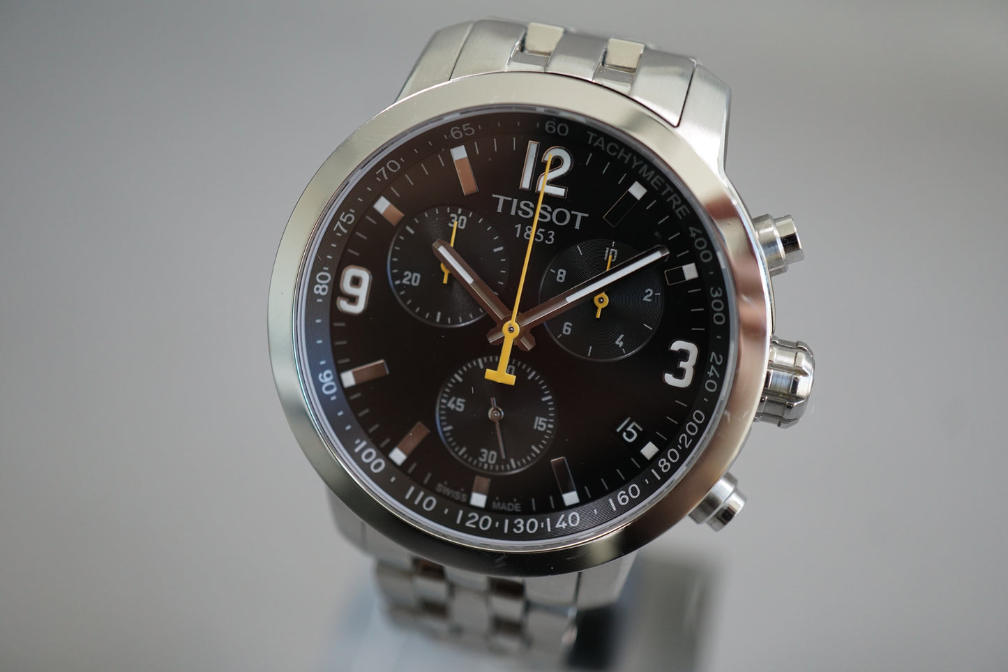 Tissot 1853 T055417A PRC 200 Dark Grey Dial Chronograph Quartz Watch