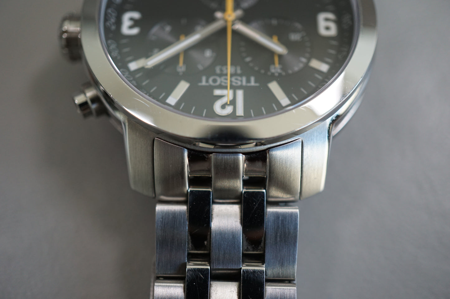 Tissot 1853 T055417A PRC 200 Dark Grey Dial Chronograph Quartz Watch