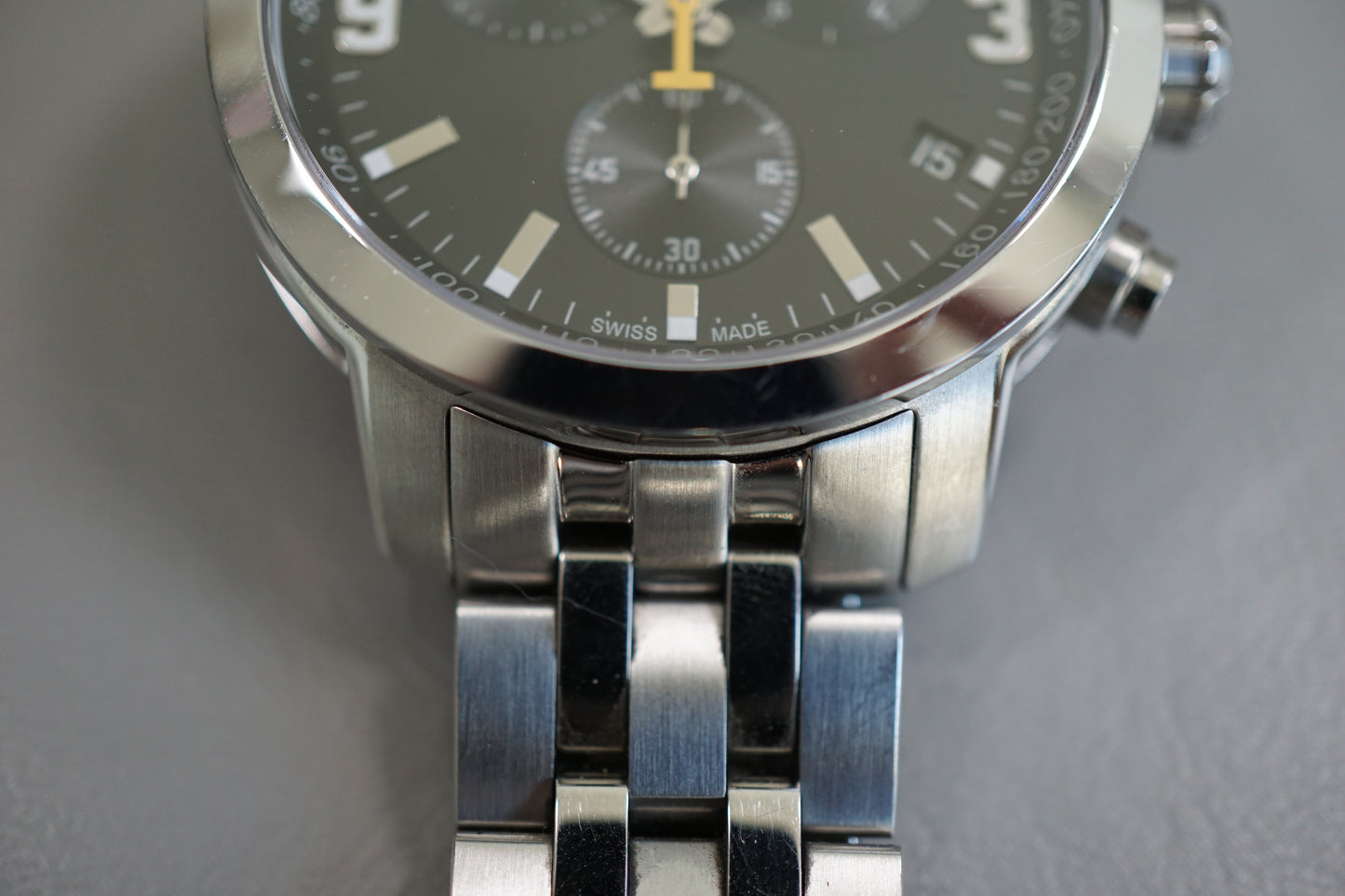Tissot 1853 T055417A PRC 200 Dark Grey Dial Chronograph Quartz Watch
