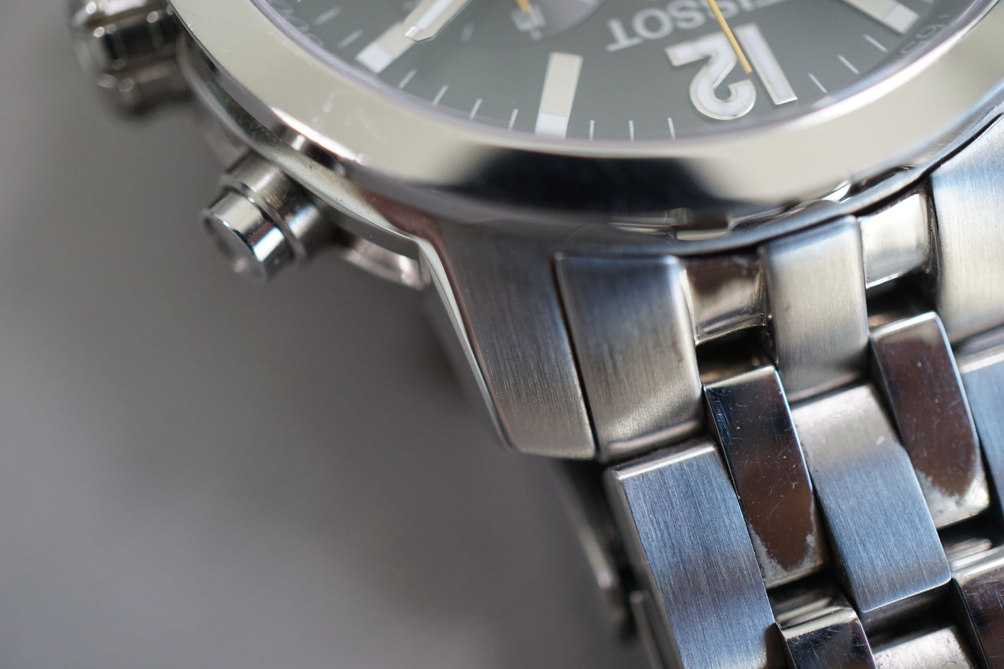 Tissot 1853 T055417A PRC 200 Dark Grey Dial Chronograph Quartz Watch