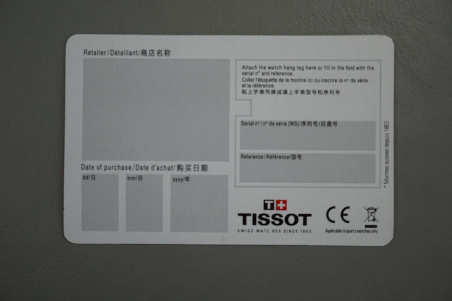 Tissot 1853 T055417A PRC 200 Dark Grey Dial Chronograph Quartz Watch
