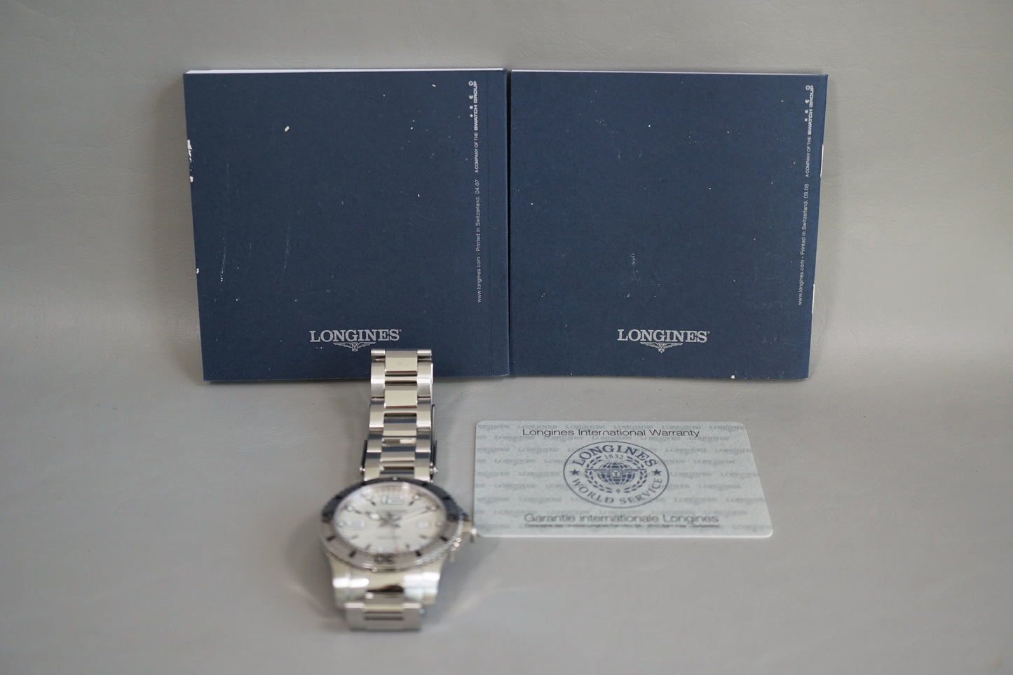 Longines L36404766 Hydro Conquest Swiss Silver Dial Quartz Watch