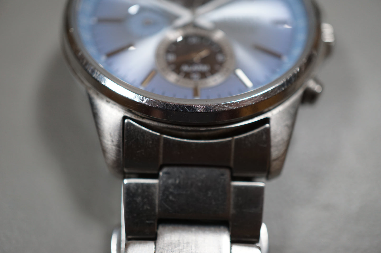 Seiko Spirit SBPJ001 V198 Ice Blue Dial Perpetual Solar Quartz Watch