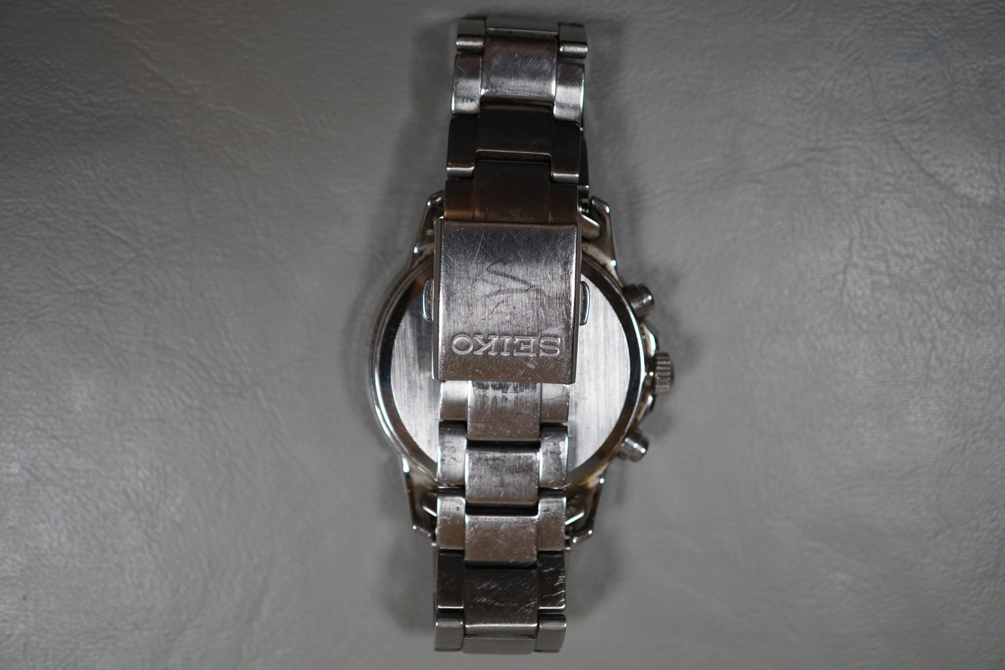 Seiko Spirit SBPJ001 V198 Ice Blue Dial Perpetual Solar Quartz Watch