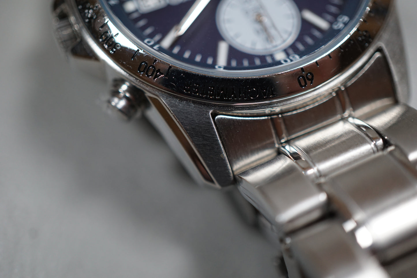 Seiko SND365P1 7T92 Blue Dial Chronograph Tachymeter Quartz Watch