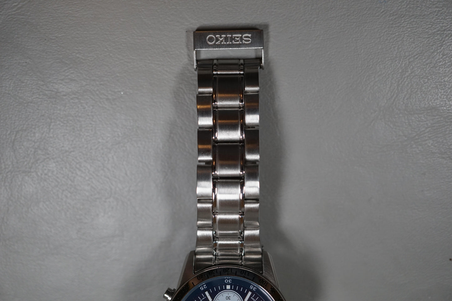 Seiko SND365P1 7T92 Blue Dial Chronograph Tachymeter Quartz Watch