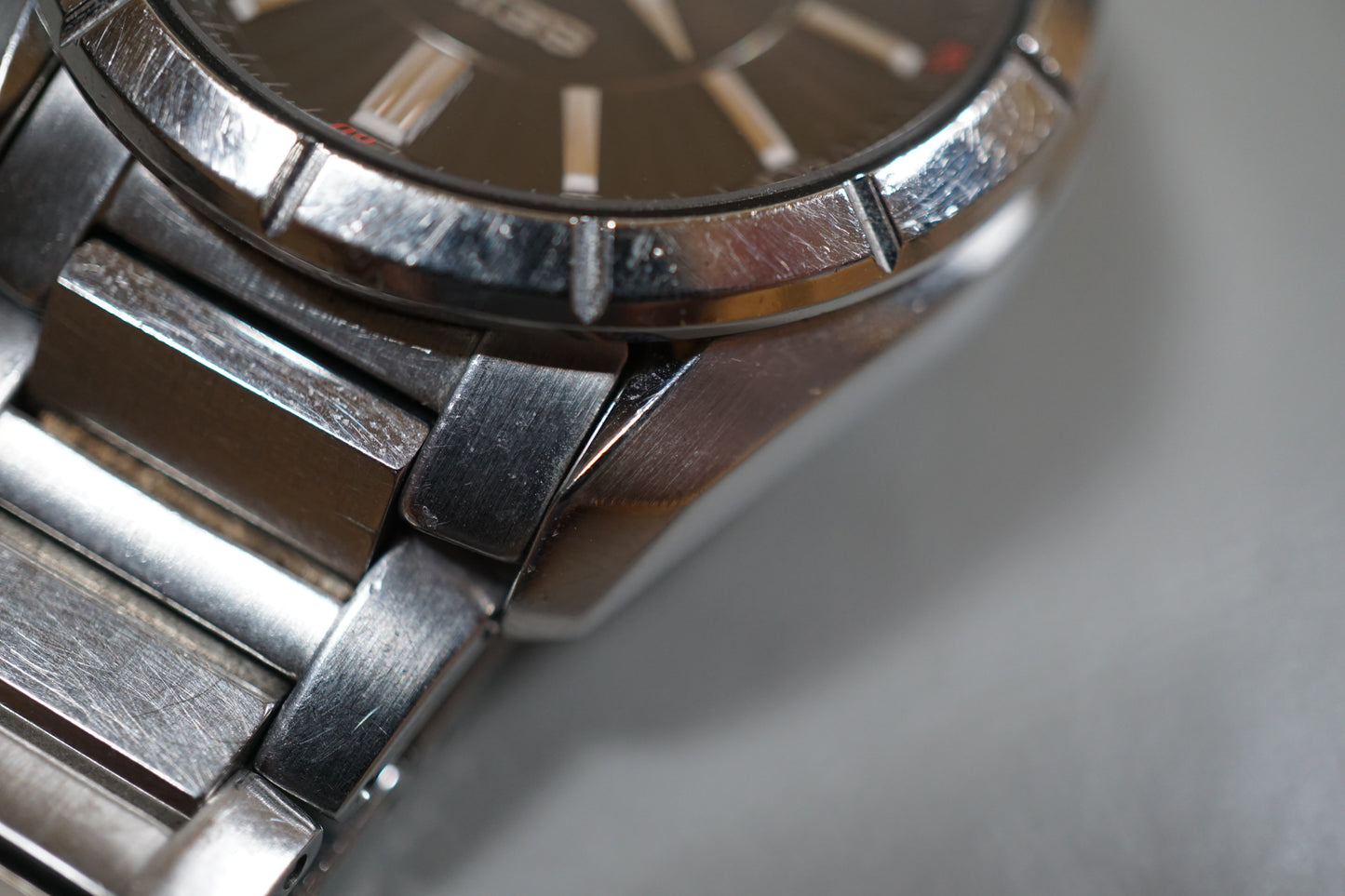 Seiko Presage SRP175J1 4R36 Black Red Textured Dial Automatic Watch