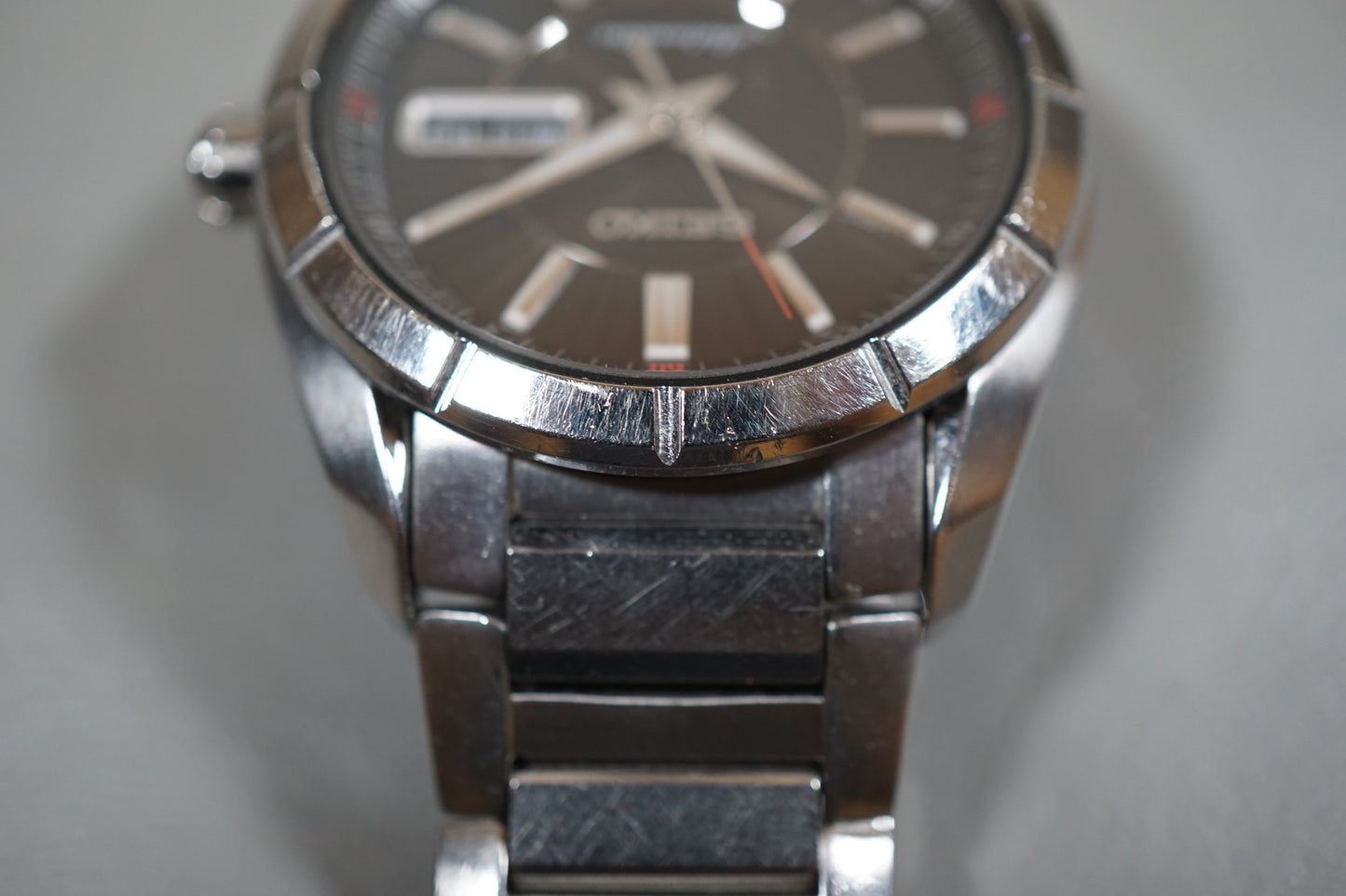 Seiko Presage SRP175J1 4R36 Black Red Textured Dial Automatic Watch