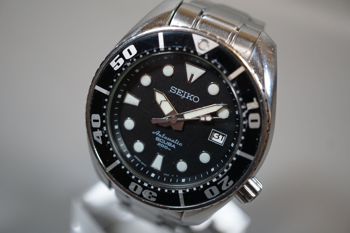 Seiko Prospex SBDC001 6R15 First Gen Black Sumo Divers Automatic Watch