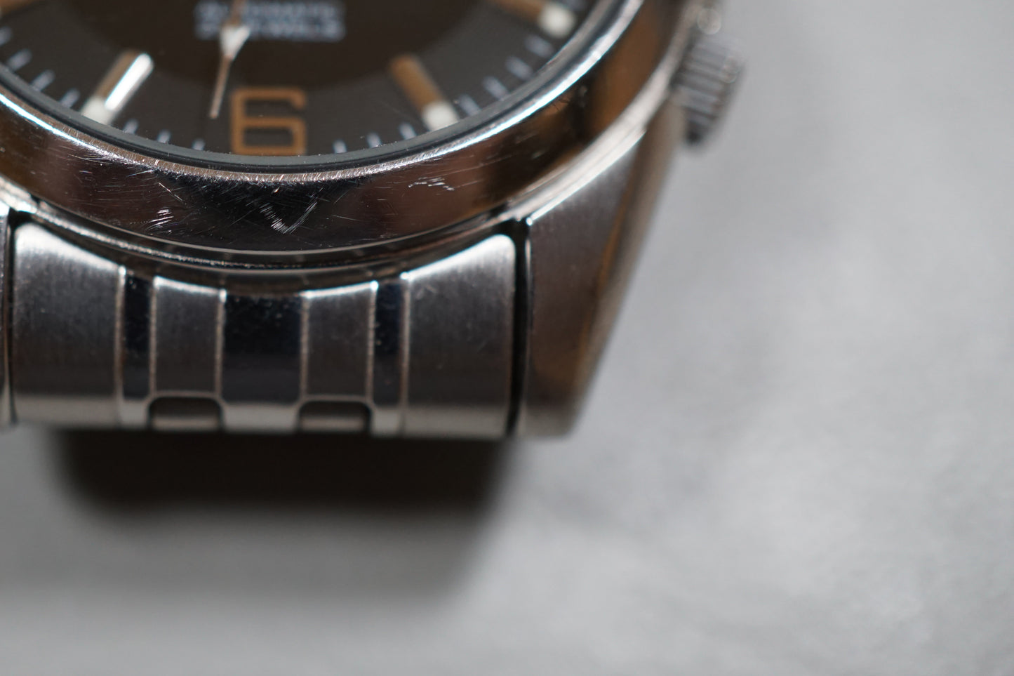 Seiko 5 SNK393 7S26 Black Textured Dial Automatic Watch