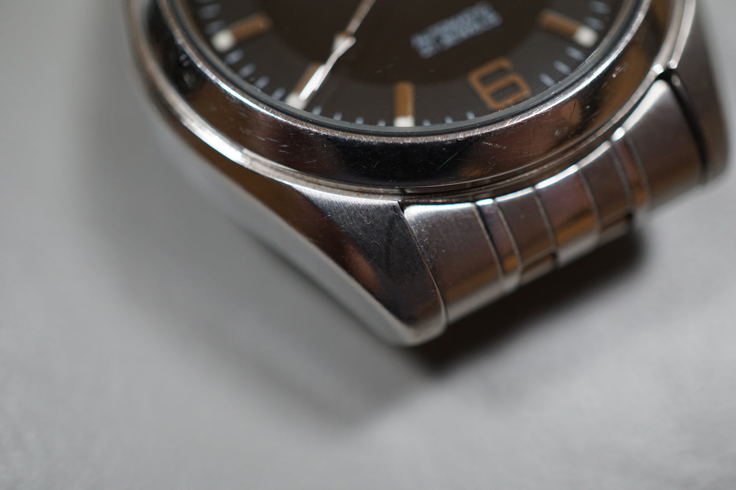 Seiko 5 SNK393 7S26 Black Textured Dial Automatic Watch
