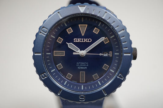 Seiko Spirit SCVE033 4R35 Nano Universe Blue Ghost Automatic Watch